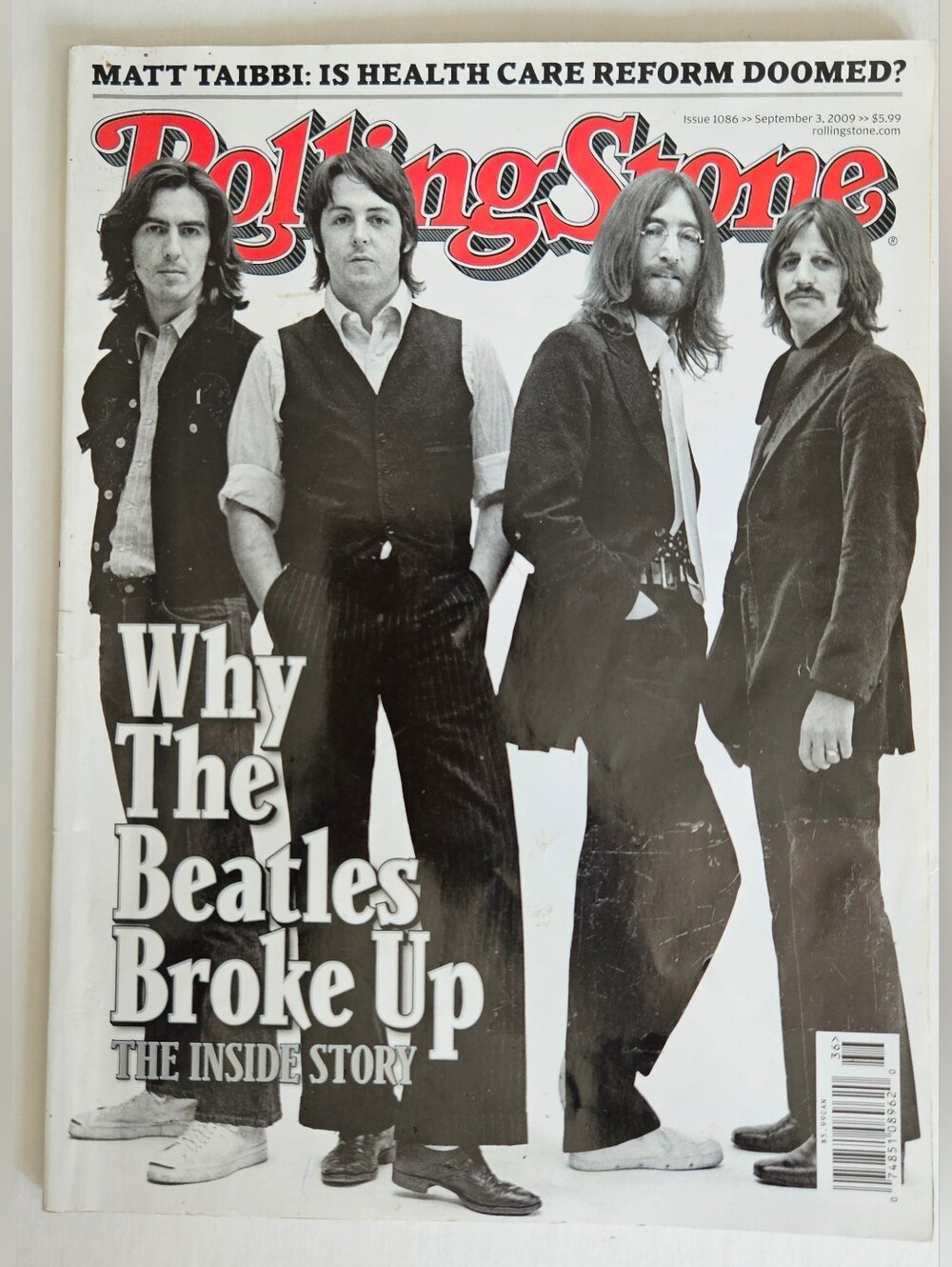 2009 Rolling Stone Magazine Beatles Cover